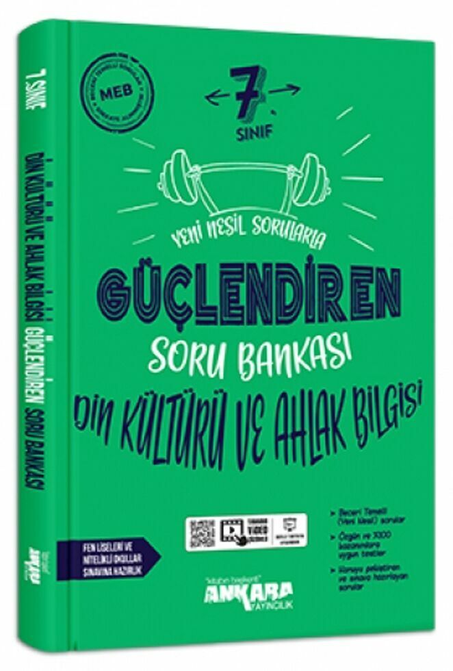 Ankara Yayıncılık 7. Sınıf Din Kültürü Güçlendiren Soru Bankası