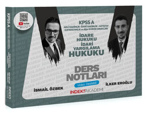 KPSS A Grubu İdare ve İdari Yargılama Hukuku Video Ders Notları İndeks Akademi Yayıncılık