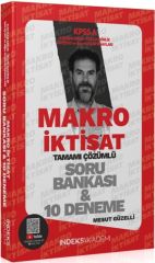 İndeks Akademi KPSS A Grubu Makro İktisat Soru Bankası ve 10 Deneme Çözümlü