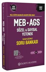 Öğreti 2025 MEB-AGS Sözel-Sayısal Yetenek Soru Bankası Çözümlü Öğreti Akademi Yayınları
