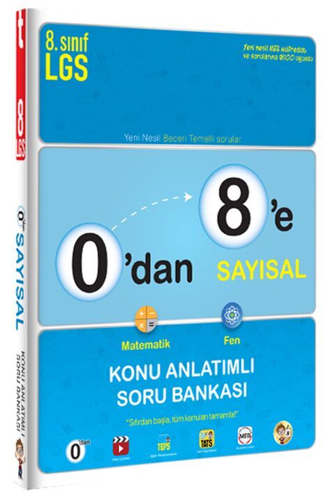 Tonguç Akademi 0 dan 8 e Sayısal Konu Anlatımlı Soru Bankası