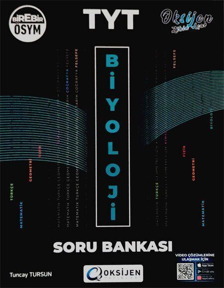 Oksijen Yayınları TYT Biyoloji Soru Bankası