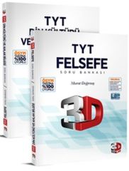 3D Yayınları YKS TYT Felsefe ve Din Kültürü Ahlak Bilgisi Soru Bankası Video Çözümlü 3D Yayınları