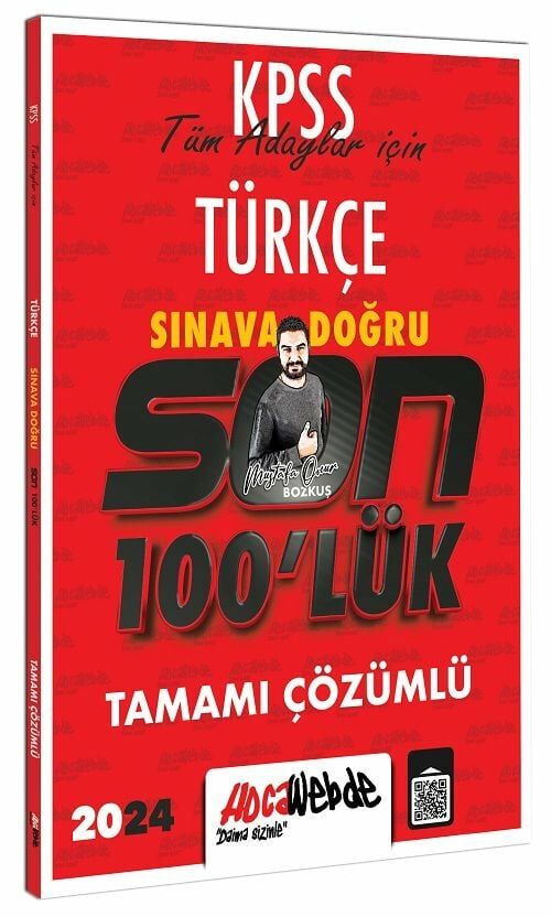 Hocawebde  Türkçe Sınava Doğru Son 100 lük Çözümlü Sorular HocaWebde