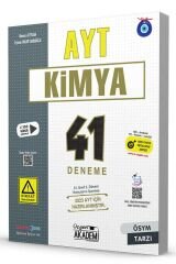 AYT Kimya 41 Deneme 1.Dönem Konuları Üçgen Akademi Yayınları