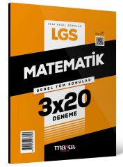 Marka 2024 LGS Genel Tüm Konular Matematik 3x20 Deneme Marka Yayınları