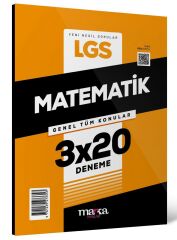 Marka 2025 8. Sınıf LGS Matematik 3x20 Deneme Marka Yayınları