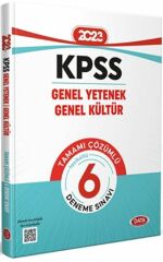 Data Yayınları KPSS GYGK Tamamı Çözümlü 6 Fasikül Deneme Sınavı