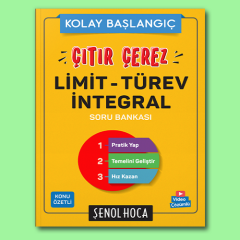 Şenol Hoca Yayınları Çıtır Çerez Limit Türev İntegral