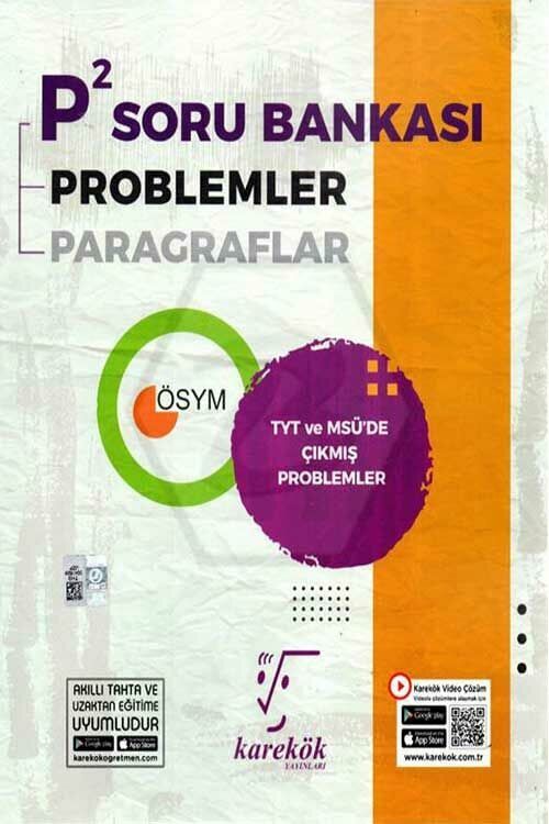 2024 TYT P2 Soru Bankası Karekök Yayınları