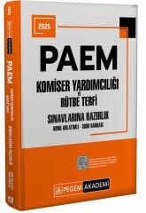 Pegem 2025 PAEM Komiser Yardımcılığı ve Rütbe Terfi Konu Anlatımlı Soru Bankası Pegem Akademi