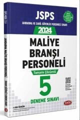 2024 JSPS Maliye Branşı Personeli 5 Deneme Çözümlü Data Yayınları