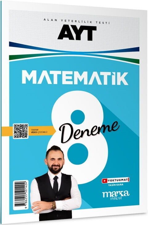 Marka Yayınları AYT Matematik Tamamı Video Çözümlü 8 Deneme