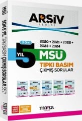 Marka Yayınları MSÜ Son 5 Yıl ARŞİV Serisi Tıpkı Basım Fasikül Fasikül Çıkmış Sorular