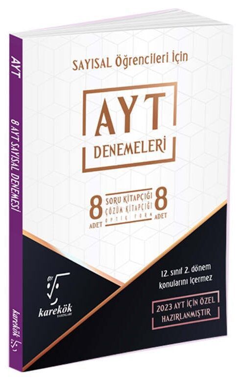 Karekök YKS AYT Sayısal 8 Deneme