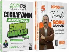 Retro + İndeks 2025 KPSS Tarih 5Yüz + Coğrafya Soru Bankası 2 li Set - Mehmet Celal Özyıldız Retro + İndeks