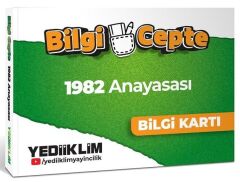 Yediiklim MEB-AGS 1982 Anayasası Bilgi Cepte Bilgi Kartı - Bülent Tanık Yediiklim Yayınları