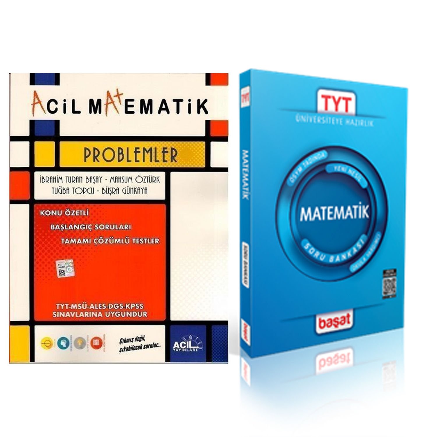 2023 Başat TYT Matematik ve Acil Problemler Soru Bankası 2 Kitap Set