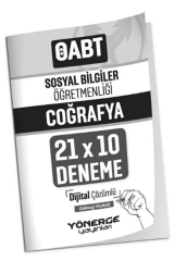 ÖABT Sosyal Bilgiler Öğretmenliği Coğrafya 21x10 Deneme Çözümlü Yönerge Yayınları