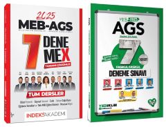 Yediiklim + İndeks 2025 MEB-AGS 7+7 Deneme 2 li Set Yediiklim + İndeks Akademi Yayınları