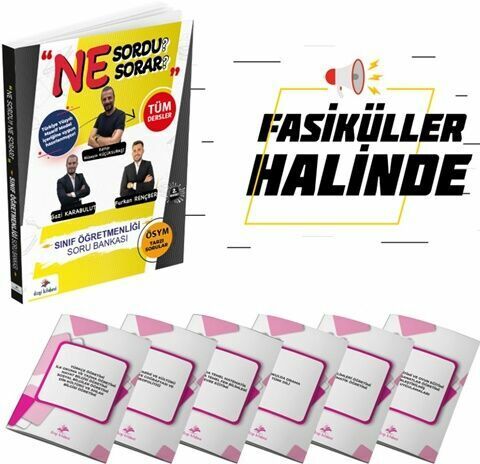 Dizgi Kitap ÖABT Sınıf Öğretmenliği Ne Sordu Ne Sorar Soru Bankası Çözümlü Fasikül Set Dizgi Kitap