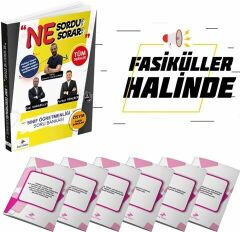 Dizgi Kitap ÖABT Sınıf Öğretmenliği Ne Sordu Ne Sorar Soru Bankası Çözümlü Fasikül Set Dizgi Kitap