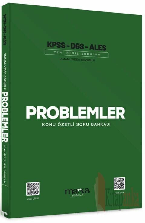 Marka 2025 KPSS DGS ALES Problemler Konu Özetli Soru Bankası Marka Yayınları