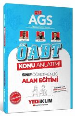 Yediiklim 2025 MEB-AGS ÖABT Sınıf Öğretmenliği Alan Eğitimi Konu Anlatımı - Can Köni Yediiklim Yayınları