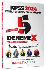 İndeks 2024 KPSS Genel Yetenek Genel Kültür 5 DenemeX Fasikül Çözümlü İndeks Akademi Yayıncılık