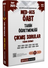 Pegem 2025 ÖABT MEB-AGS Tarih Öğretmenliği Çıkmış Sorular Çözümlü Pegem Yayınları