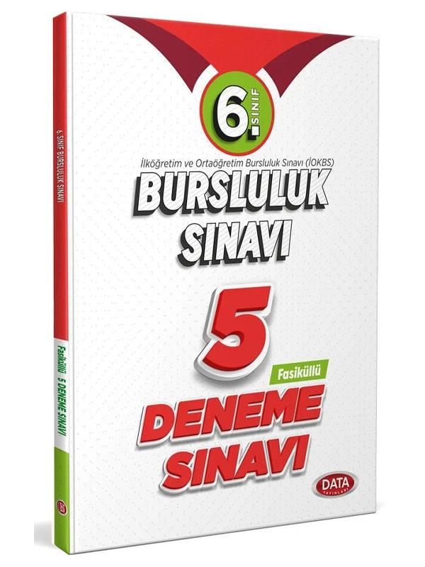 Data Yayınları 6. Sınıf Bursluluk Sınavı Fasikül 5 Deneme Sınavı