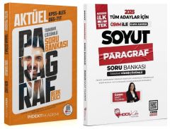 Hoca Kafası + İndeks 2025 KPSS TYT ALES DGS Soyut Paragraf Soru Bankası 2li Set Öznur Saat Yıldırım