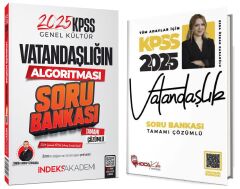 Hoca Kafası + İndeks 2025 KPSS Vatandaşlık Soru Bankası 2 li Set - Esra Özkan Karaoğlu