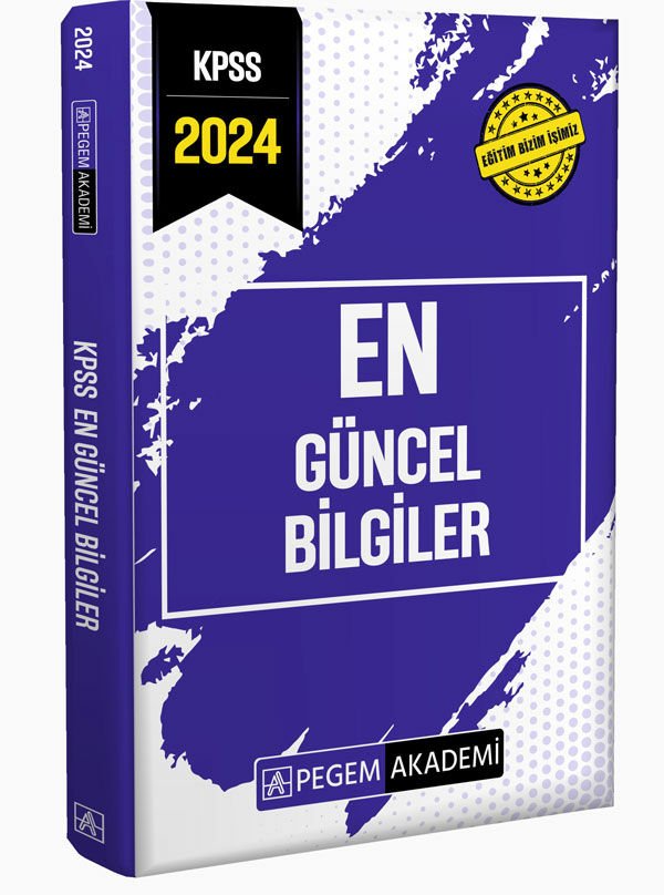 Pegem 2024 KPSS En Güncel Bilgiler (Roman Boy) Pegem Akademi