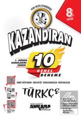 Ankara Yayıncılık LGS 1. Dönem Konularını İçeren 10 Türkçe Denemesi