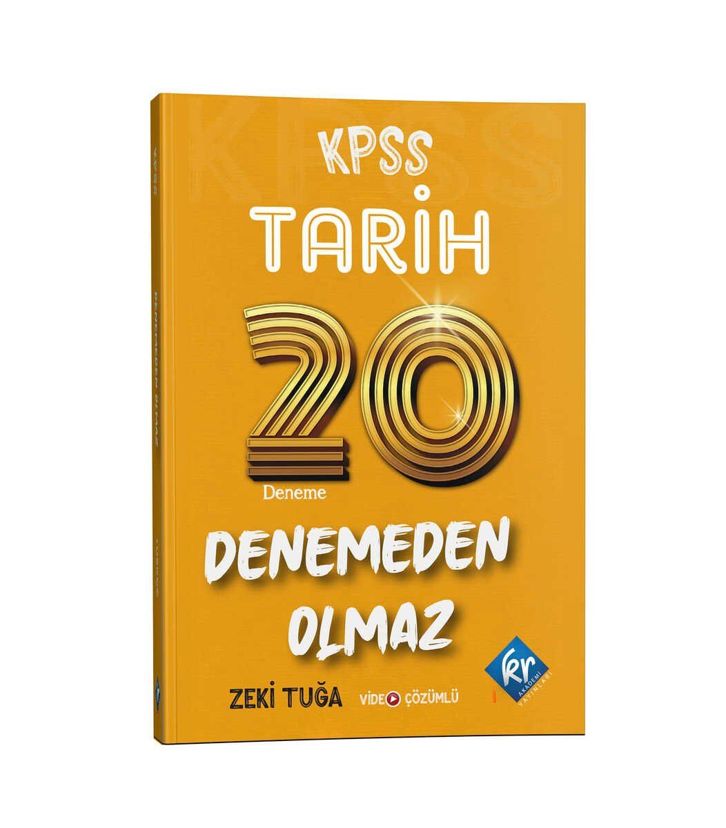KR Akademi KPSS Tarih Denemeden Olmaz 20 Deneme