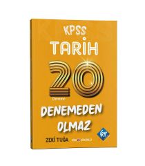 KR Akademi KPSS Tarih Denemeden Olmaz 20 Deneme