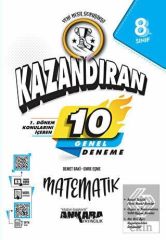 Ankara Yayıncılık LGS 1. Dönem Konularını İçeren 10 Matematik Denemesi