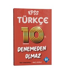 KR Akademi KPSS Türkçe Denemeden Olmaz 10 Deneme
