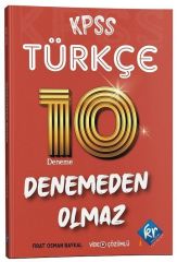 KR Akademi KPSS Türkçe Denemeden Olmaz 10 Deneme