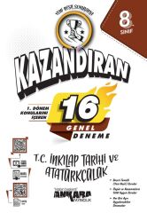 Ankara Yayıncılık LGS 1. Dönem Konularını İçeren 16 İnkılap Tarihi ve Atatürkçülük Denemesi