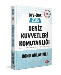 Data Yayınları 2025 GYS Deniz Kuvvetleri Komutanlığı Personeli Görevde Yükselme Sınavına Hazırlık Konu Anlatımlı