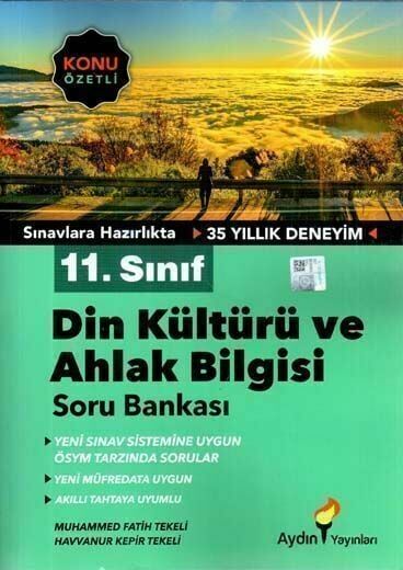 Aydın Yayınları 11. Sınıf Din Kültürü ve Ahlak Bilgisi Konu Özetli Soru Bankası