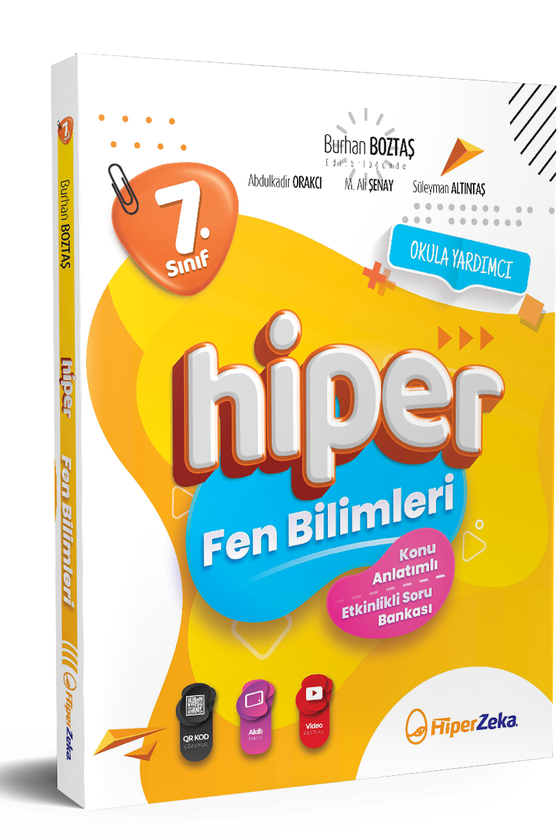 Hiper Zeka 7. Sınıf Hiper Fen Bilimleri Konu Anlatımlı & Etkinlikli Soru Bankası