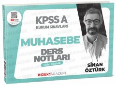 İndeks Akademi 2025 KPSS A Grubu Muhasebe Video Ders Notları - Sinan Öztürk İndeks Akademi