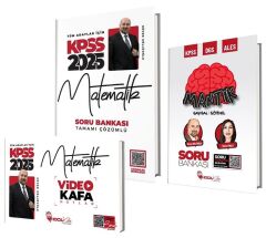 Hoca Kafası 2025 KPSS Matematik Video Kafa Notlar + Sayısal Sözel Mantık Soru Bankası 3 lü Set