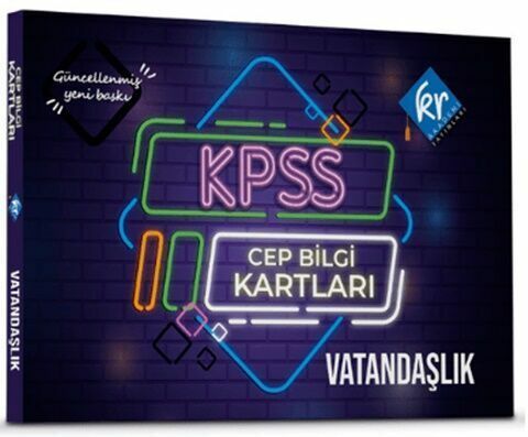 KR Akademi KPSS Vatandaşlık Cep Bilgi Kartları