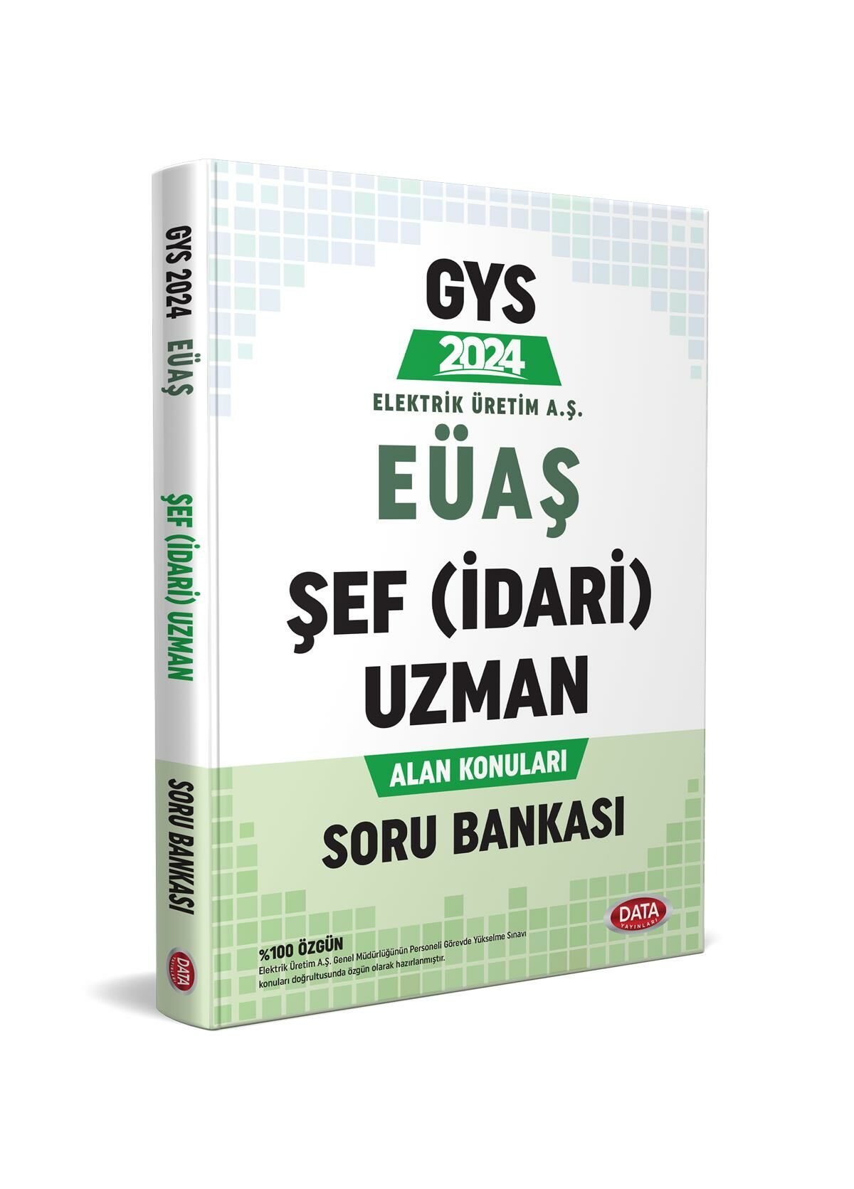 Data 2024 GYS EÜAŞ Şef (İdari) Uzman Alan Konuları Soru Bankası Görevde Yükselme Data Yayınları