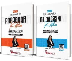 Hoca Kafası 2025 KPSS Paragraf + Dil Bilgisi Soru Bankası 2 li Set Öznur Saat Yıldırım Hoca Kafası