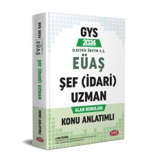 Data 2024 GYS EÜAŞ Şef (İdari) Uzman Alan Konuları Konu Anlatımlı Görevde Yükselme Data Yayınları